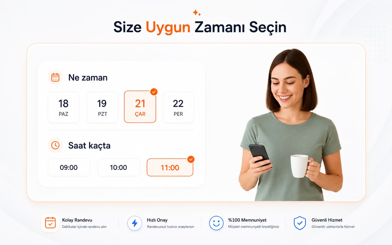 RANDEVUNU OLUŞTUR
